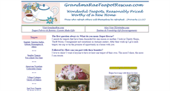 Desktop Screenshot of grandmaraeteapotrescue.com